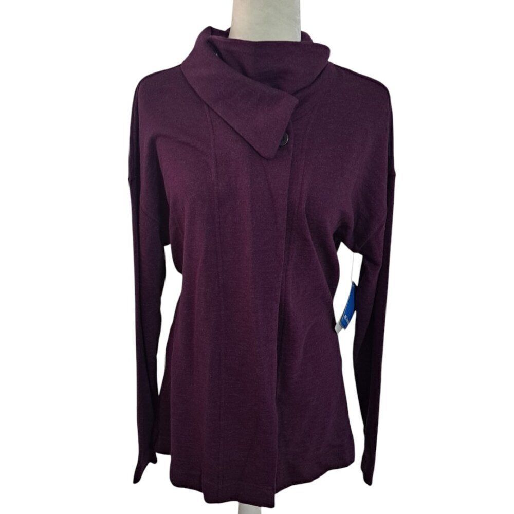 Columbia Wear it Everywhere Wrap Jacket Plum Long Sleeves Outdoor Sz Large